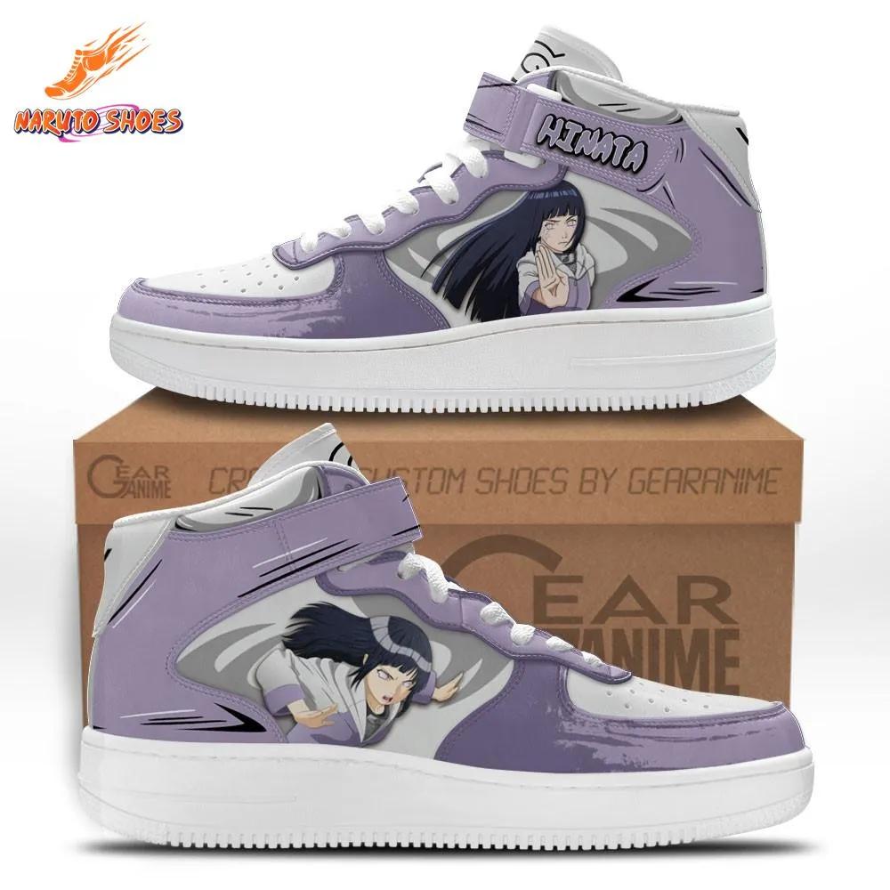 Purple White Character Portrait AF1 High Top Hinata Shoes Purple White Character Portrait AF1 High Top Hinata Shoes