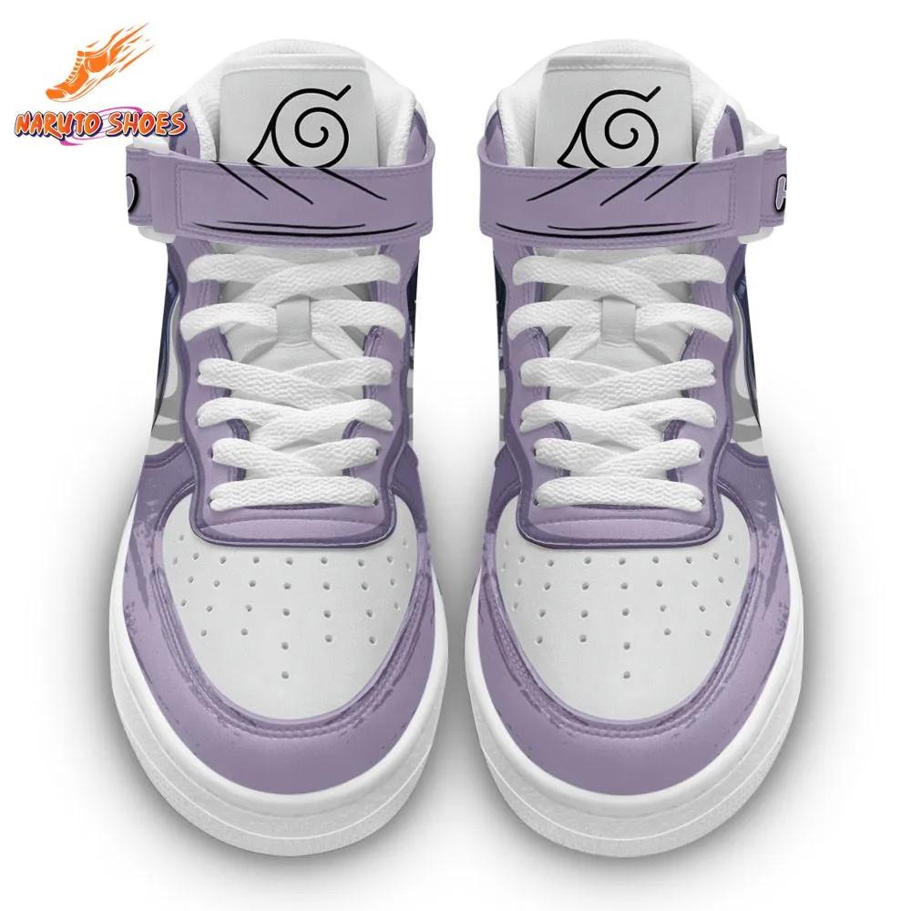 Purple White Character Portrait AF1 High Top Hinata Shoes Purple White Character Portrait AF1 High Top Hinata Shoes