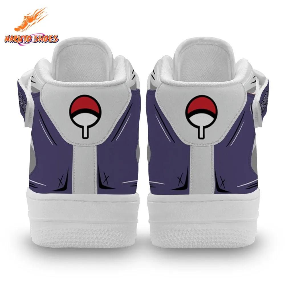 Obito Dual Identity Spiral Mask AF1 High Top Shoes Uchiha Edition Obito Dual Identity Spiral Mask AF1 High Top Shoes Uchiha Edition