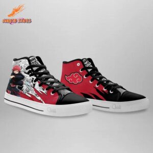 Dark Sasori Naruto High Top Canvas Shoes Anime Streetwear 2