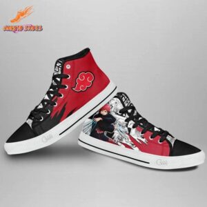 Dark Sasori Naruto High Top Canvas Shoes Anime Streetwear 3