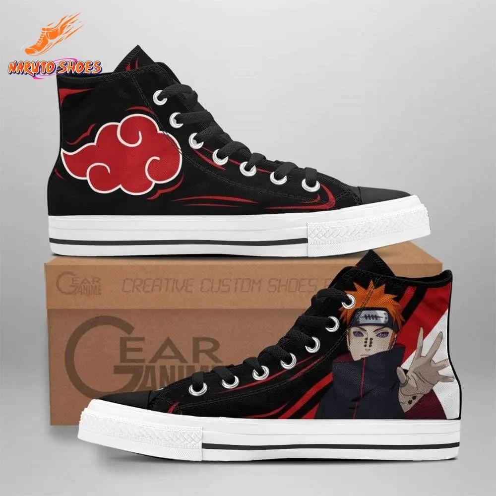 Eternal Almighty Push Pain Akatsuki Converse Shoes – Ninja Edition Eternal Almighty Push Pain Akatsuki Converse Shoes – Ninja Edition