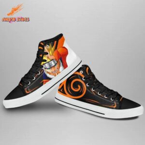Eternal Uzumaki Naruto High Top Canvas Shoes Hidden Leaf Collection 3