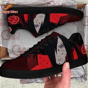 Hidden Uchiha Madara Skate Shoes Shinobi Style 1