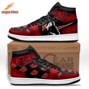 Tobi Spiral Mask Obito High Top Canvas Shoes Akatsuki Edition