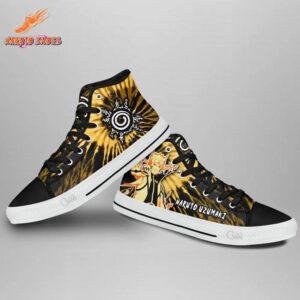 Inferno Uzumaki Naruto High Top Canvas Shoes Anime Drip 3