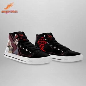 Legendary Gaara High Top Canvas Shoes Shinobi Style 1