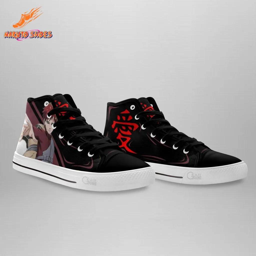 Sand Shield Converse Gaara Shoes – Love Kanji High Top Canvas Shoes for Conventions Sand Shield Converse Gaara Shoes – Love Kanji High Top Canvas Shoes for Conventions