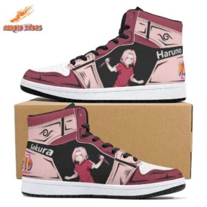 Hidden Leaf Battle Sakura AJ1 Shoes – Legendary Kunoichi Art