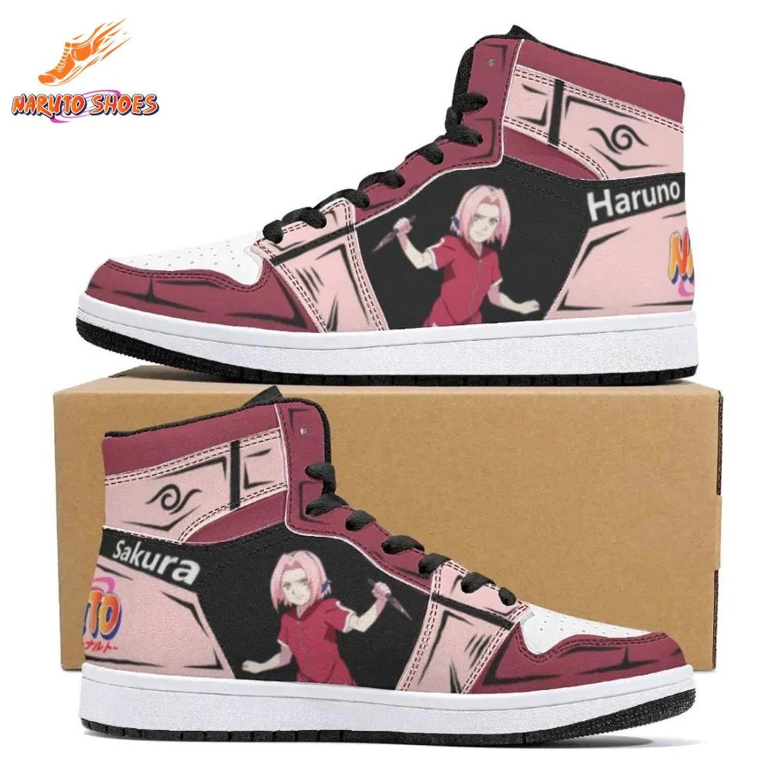 Hidden Leaf Battle Sakura AJ1 Shoes – Legendary Kunoichi Art Hidden Leaf Battle Sakura AJ1 Shoes – Legendary Kunoichi Art