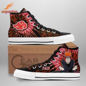 Almighty Push Pain Akatsuki Converse – High Top Canvas Shoes for Conventions