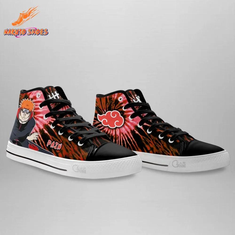Almighty Push Pain Akatsuki Converse – High Top Canvas Shoes for Conventions Almighty Push Pain Akatsuki Converse – High Top Canvas Shoes for Conventions