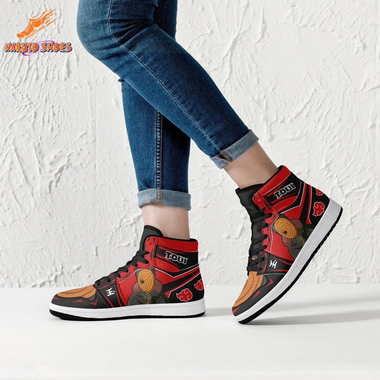 Red Black Tobi Mask Akatsuki Cloud Obito Shoes Red Black Tobi Mask Akatsuki Cloud Obito Shoes