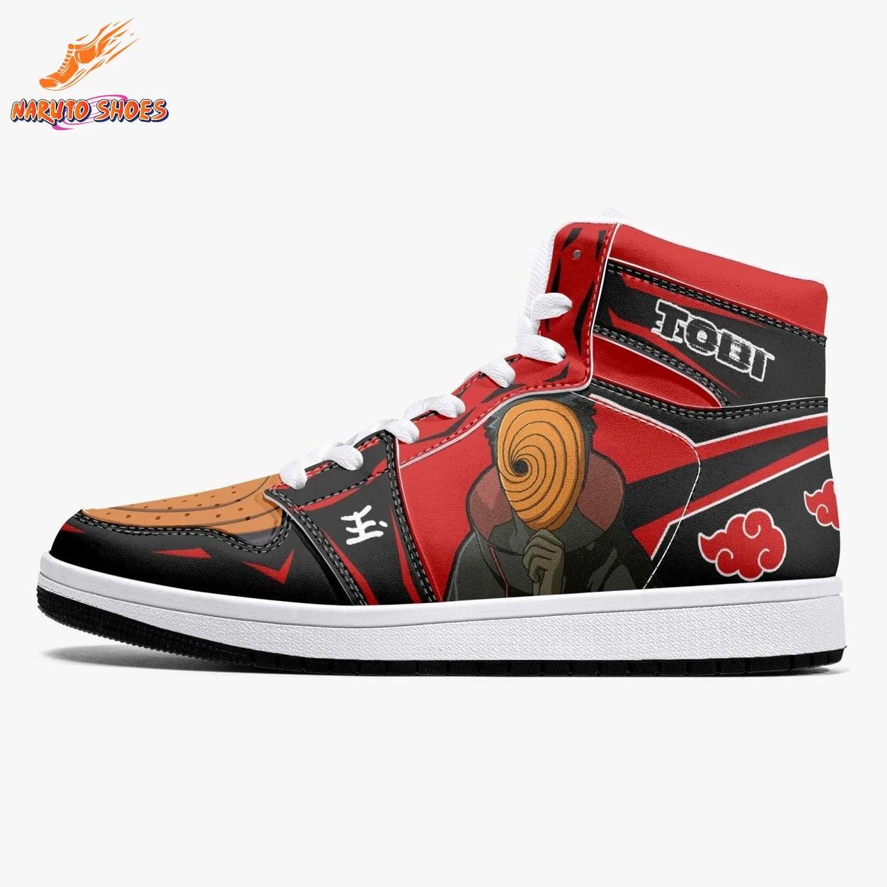Red Black Tobi Mask Akatsuki Cloud Obito Shoes Red Black Tobi Mask Akatsuki Cloud Obito Shoes
