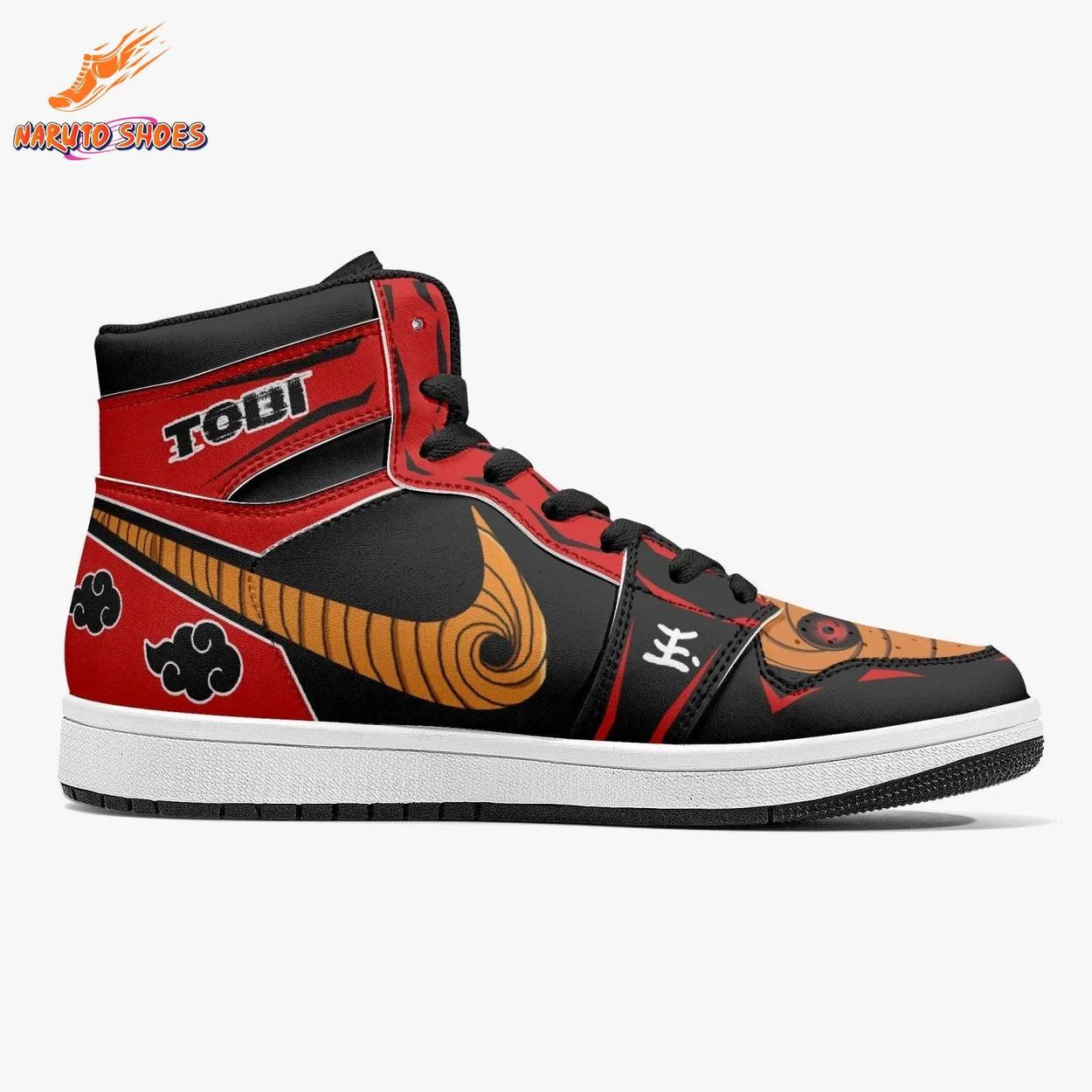 Red Black Tobi Mask Akatsuki Cloud Obito Shoes Red Black Tobi Mask Akatsuki Cloud Obito Shoes
