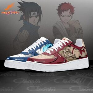 Legendary Uchiha Sasuke Gaara Naruto AF1 Shoes Hidden Leaf Collection 1