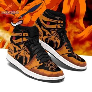 Kurama Nine-Tails Uzumaki Naruto Shoes – Fiery Convention High-Tops