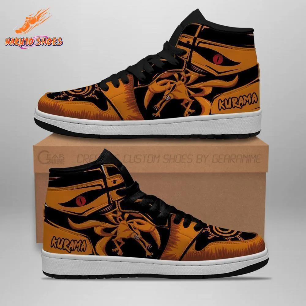 Kurama Nine-Tails Uzumaki Naruto Shoes – Fiery Convention High-Tops Kurama Nine-Tails Uzumaki Naruto Shoes – Fiery Convention High-Tops