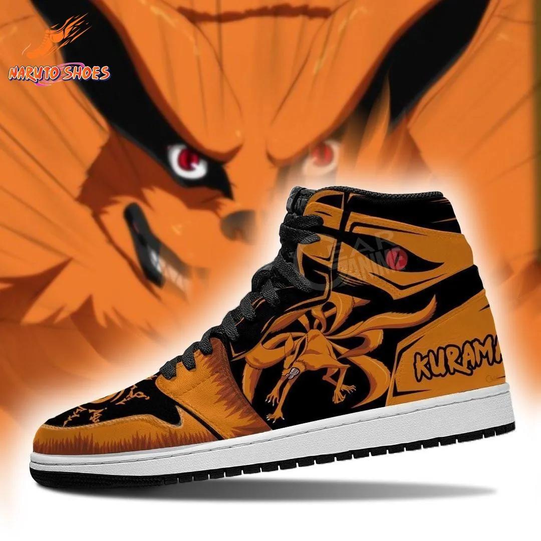 Kurama Nine-Tails Uzumaki Naruto Shoes – Fiery Convention High-Tops Kurama Nine-Tails Uzumaki Naruto Shoes – Fiery Convention High-Tops