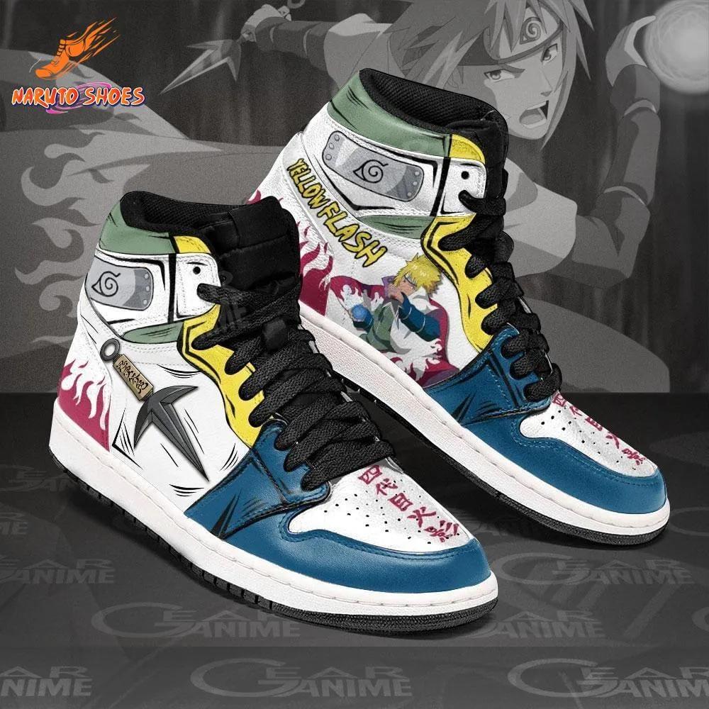Yellow Flash Minato Shoes – Flying Raijin JD Shoes Yellow Flash Minato Shoes – Flying Raijin JD Shoes