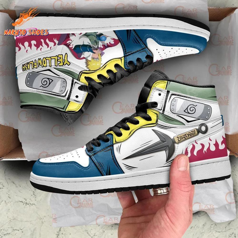 Yellow Flash Minato Shoes – Flying Raijin JD Shoes Yellow Flash Minato Shoes – Flying Raijin JD Shoes