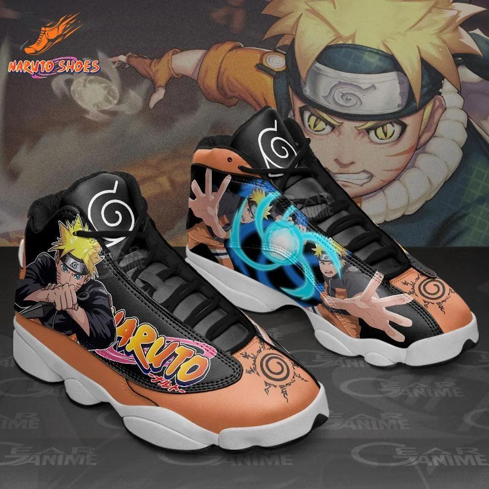Orange Black Rasengan Uzumaki Naruto JD Shoes Ninja Edition Orange Black Rasengan Uzumaki Naruto JD Shoes Ninja Edition