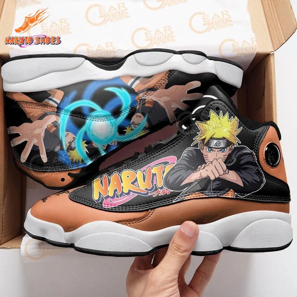 Orange Black Rasengan Uzumaki Naruto JD Shoes Ninja Edition Orange Black Rasengan Uzumaki Naruto JD Shoes Ninja Edition