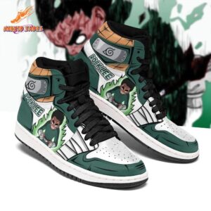 Eight Gates Taijutsu Rock Lee Shoes – Green High-Tops for Conventions