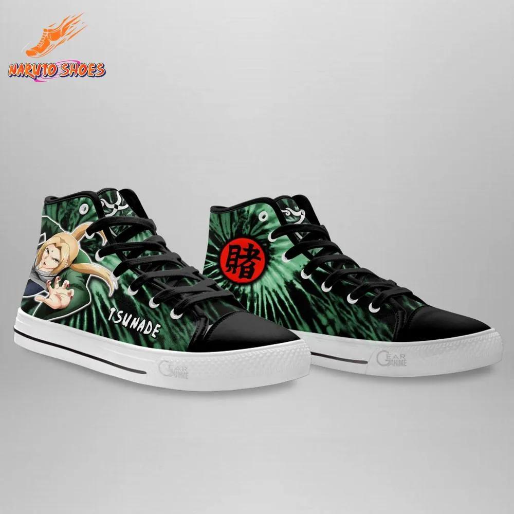 Gambling Queen Tsunade Shoes – Green High Top Canvas Shoes for Conventions Gambling Queen Tsunade Shoes – Green High Top Canvas Shoes for Conventions