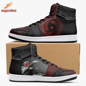 Sharingan Crow Itachi Jordans – Shadow Basketball Shoes