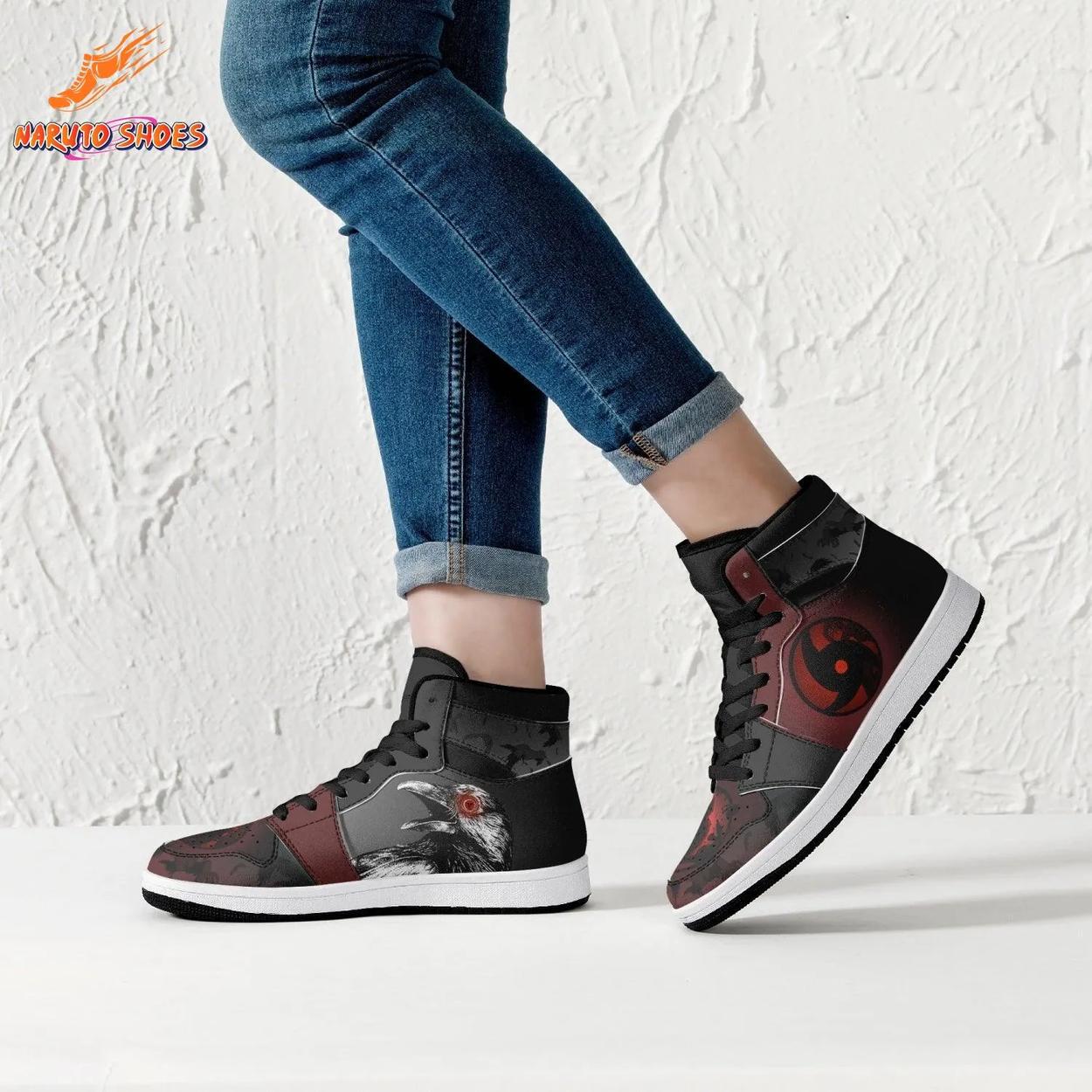 Sharingan Crow Itachi Jordans – Shadow Basketball Shoes Sharingan Crow Itachi Jordans – Shadow Basketball Shoes