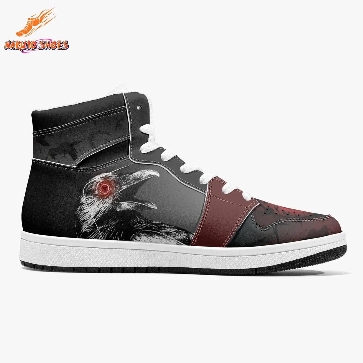 Sharingan Crow Itachi Jordans – Shadow Basketball Shoes Sharingan Crow Itachi Jordans – Shadow Basketball Shoes