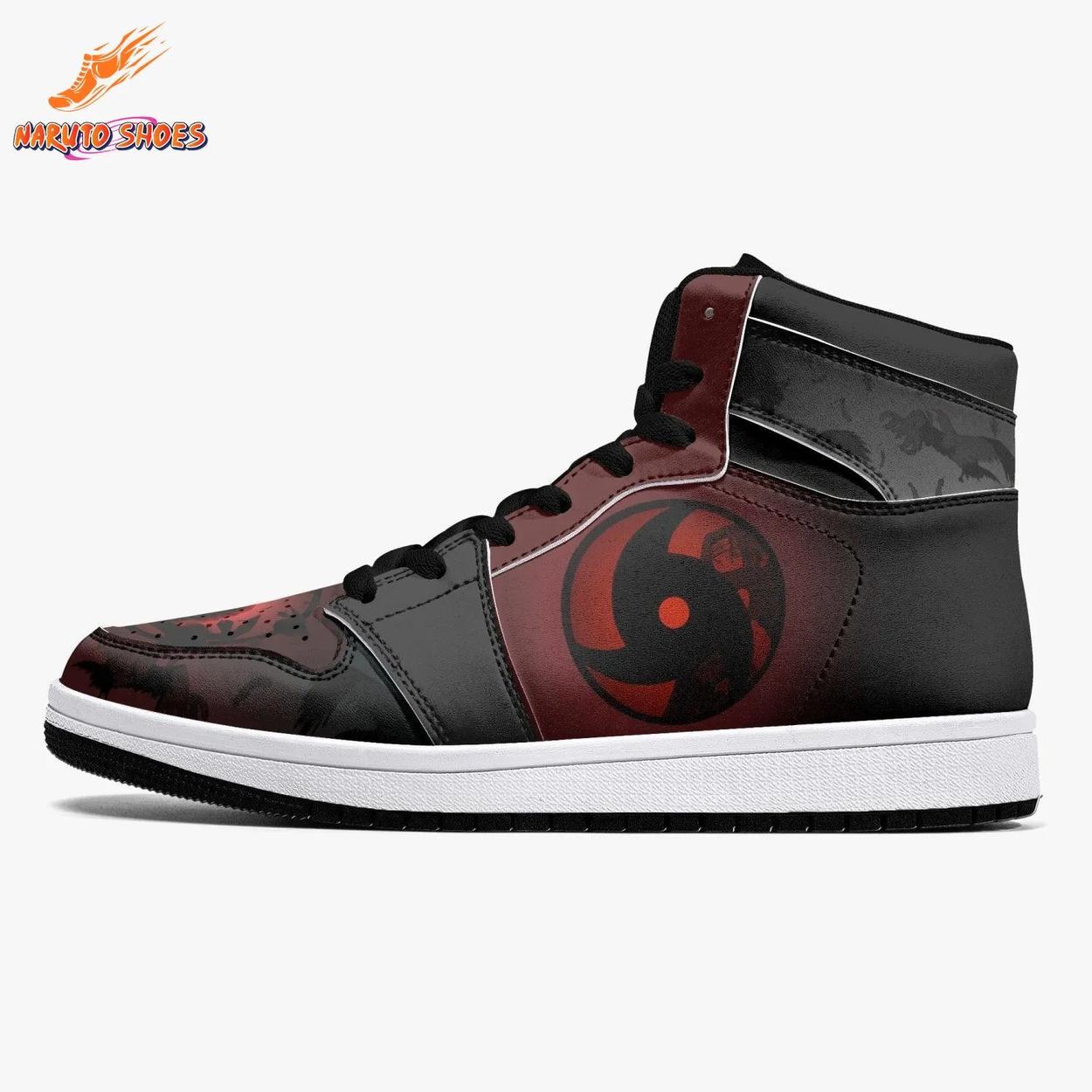 Sharingan Crow Itachi Jordans – Shadow Basketball Shoes Sharingan Crow Itachi Jordans – Shadow Basketball Shoes