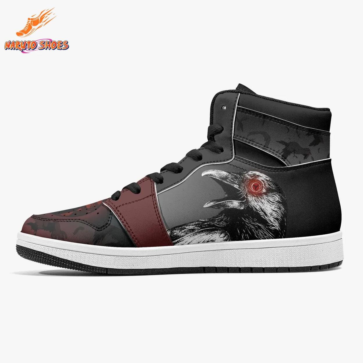 Sharingan Crow Itachi Jordans – Shadow Basketball Shoes Sharingan Crow Itachi Jordans – Shadow Basketball Shoes