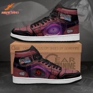 Rinnegan and Sharingan Madara Shoes – War Arc High-Tops for Conventions