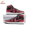 Red Black Jutsu Cloud High Top Akatsuki Shoes