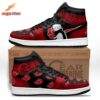 Red Black Jutsu Cloud High Top Akatsuki Shoes