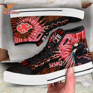Shadow Akatsuki Sasori High Top Canvas Shoes Otaku Fashion 1