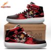 Red Black Akatsuki Cloud High Top Canvas Deidara Shoes