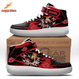 Explosive Clay Bird Akatsuki AF1 High Top Deidara Shoes