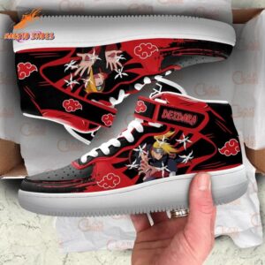 Shadow Deidara AF1 High Top Hidden Leaf Collection 3