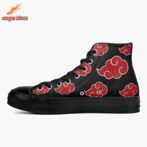 Shadow Ninja Red High Top Canvas Shoes Anime Drip 4