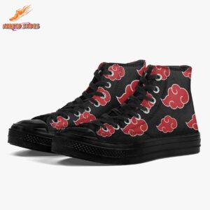Shadow Ninja Red High Top Canvas Shoes Anime Drip 6