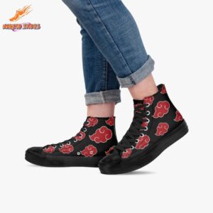 Shadow Ninja Red High Top Canvas Shoes Anime Drip 8