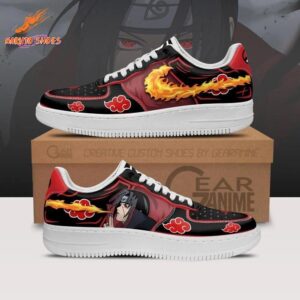 Black Red Flame Akatsuki Cloud Itachi Air Force 1