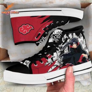 Shadow Uchiha Itachi High Top Canvas Shoes Anime Hype 1