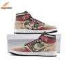 Divine Sandstorm Gaara JD Shoes with Love Mark Battle Art
