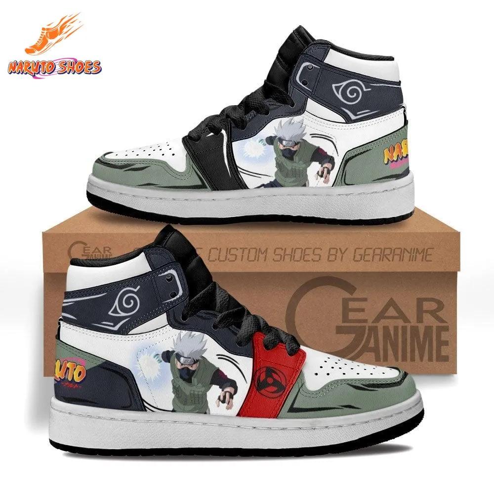Hidden Leaf Sharingan Kakashi Jordans – Anime High-Tops for Conventions Hidden Leaf Sharingan Kakashi Jordans – Anime High-Tops for Conventions