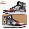 Itachi Akatsuki Jordans with Uchiha Red Black Anime Artwork Itachi Akatsuki Jordans with Uchiha Red Black Anime Artwork