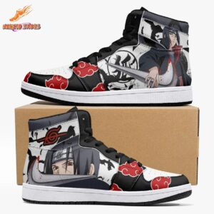 Sharingan Uchiha Itachi Basketball Shoes for Anime Streetwear Fans